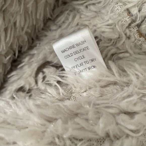 Johnny Was Biya Coat Womens XS Faux Fur Embroidered Open Front Jacket Boho *READ - Picture 7 of 15